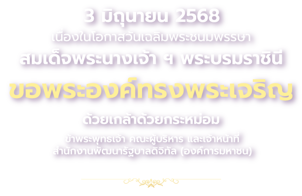 วันคล้ายวันประสูติสมเด็จพระนางเจ้า ฯ พระบรมราชินี 2568